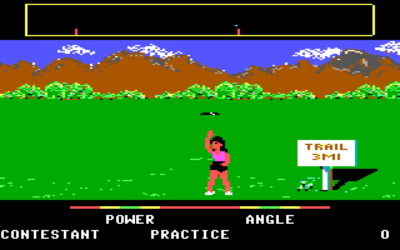 Flying Disk på PC (EGA).