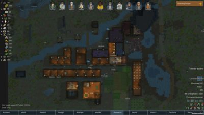 Base i Rimworld.