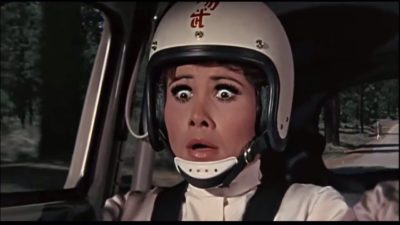 Bilde fra The Love Bug, eller På to hjul i svingen som den av en eller annen grunn het i Norge. Bilde: IMDB.