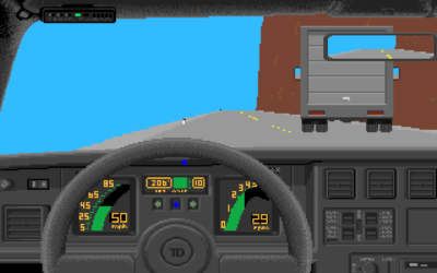 Originale Test Drive på Amiga.