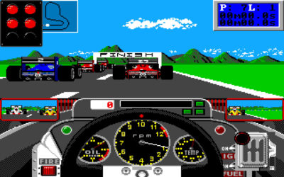 Grand Prix Circuit på Amiga. Bilde: Mobygames.