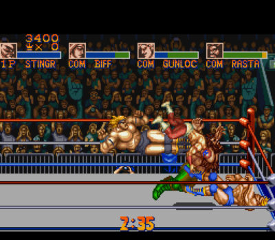 Saturday Night Slam Masters. Bildene er fra Mobygames.