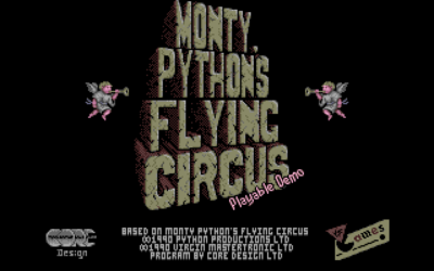 På disketten: Monty Python's Flying Circus.