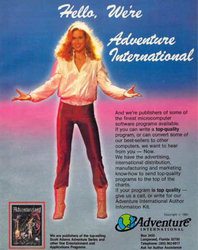 Adventurelands suksess gjorde Adventure International til en stor utgiver i det tidlige spillmarkedet.