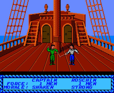 Sid Meier's Pirates på NES.