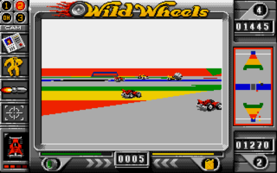I 3D-modus er vinkelen låst, men du kan velge hvor langt unna bilen kameraet skal være.