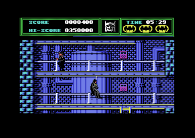 Samme brett, men på Commodore 64.