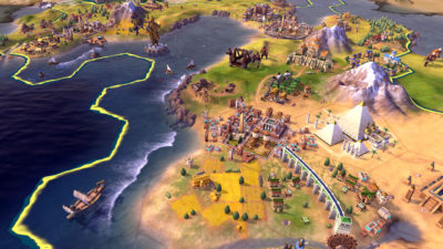 Sid Meier's Civilization VI på Switch.