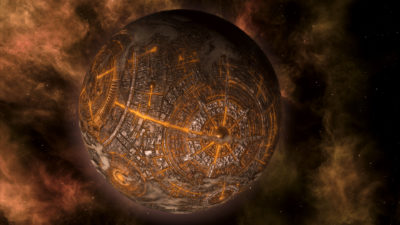 Ett eller annet rart i Stellaris: Megacorp.