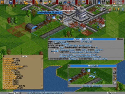 Transport Tycoon Deluxe. Bilde: Mobygames.