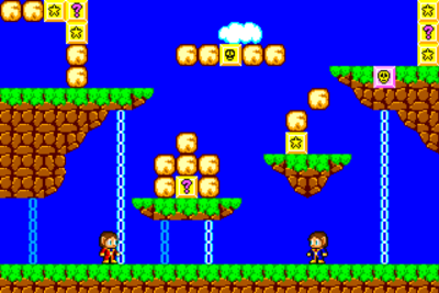Alex Kidd in Miracle World.