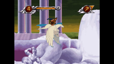 På vingene i Disney's Hercules.