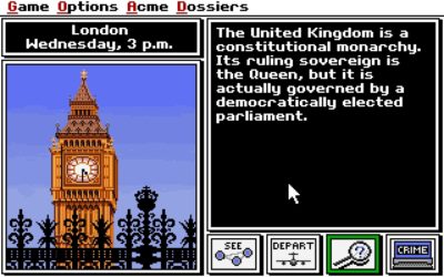 London i PC-versjonen.