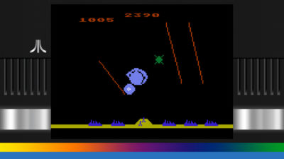 Missile Command på Atari 5200.