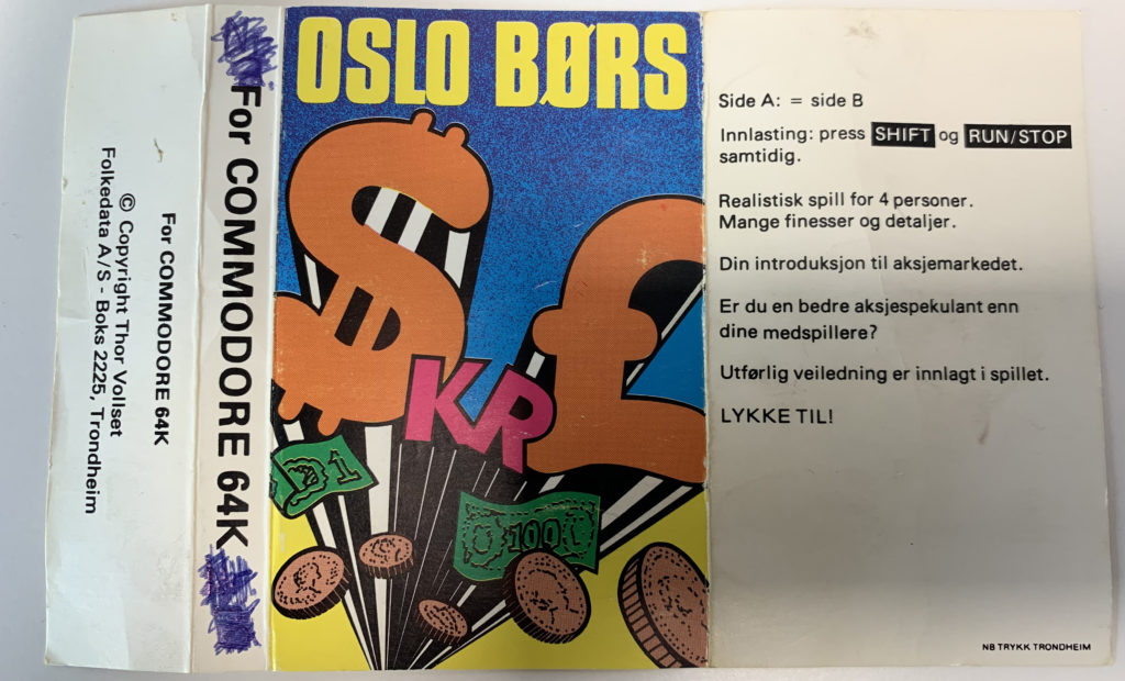 Kassettcoveret. Bilde: Einar Vestheim.