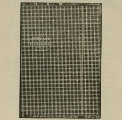 Maskinen leser av trekkene fra en tabell laget på en mekanisk sylinder. Bilde: Franklin Institute.