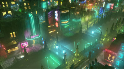 Cyberpunk-taktikk i Satellite Reign.