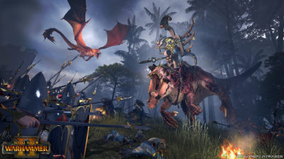 Alt går i Total Warhammer II.
