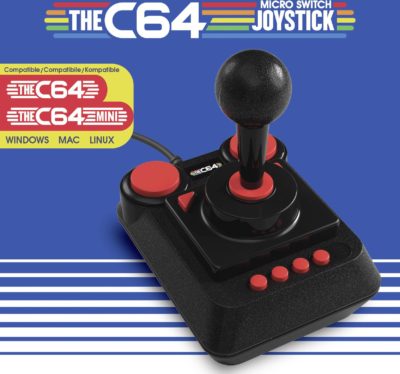 Kjøper du en ny TheC64, får du én joystick inkludert. Men de selges også separat.