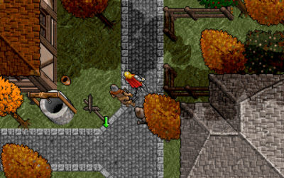 En av byene i Ultima VII. Kan være Trinsic, siden jeg kun har gamlingen med på laget.