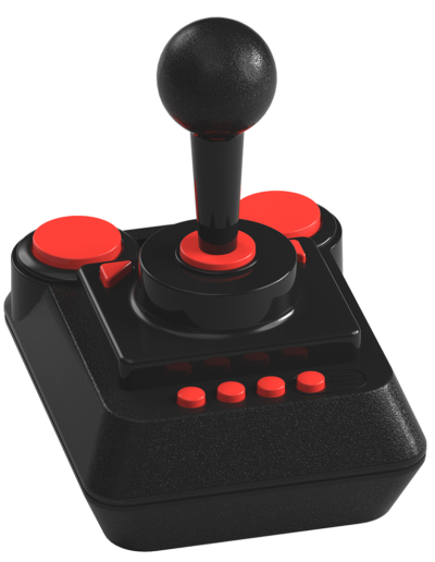 Joysticken slik den skal være. Bilde: Retro Games.