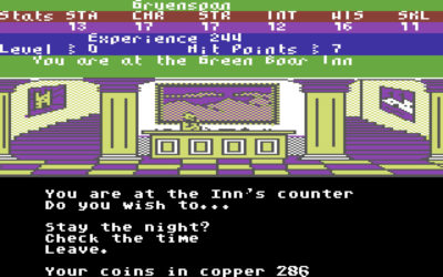 Et vertshus i spillet. Bilde: Mobygames.