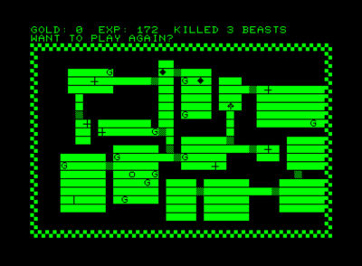 Dungeon på PET kan ha vært en inspirasjonskilde. Bilde: Mobygames.