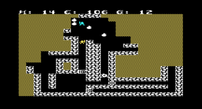 VIC-20-versjonen av Sword of Fargoal har enklere grafikk og mindre hulesystemer.