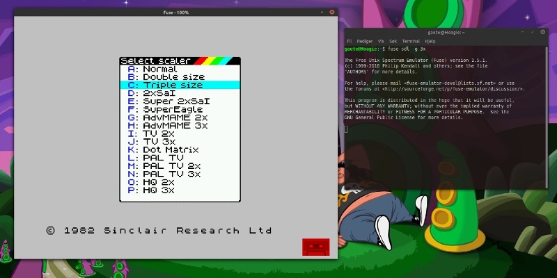Linux Spectrum Guide: Emulere Sinclair ZX Spectrum - Spillhistorie.no